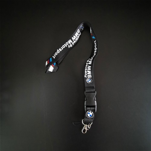 1 Stück für BMW M Motorsport Schwarz Schlüsselband Umhängeband Schlüsselanhänger Ausweishalter Schlüsselring - Bild 5 von 9