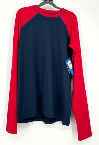 Columbia youth sz XL 18/20 Long Sleeve Sunguard Shirt Omni Shade 50 UPF pullover - 第 2/12 張圖片