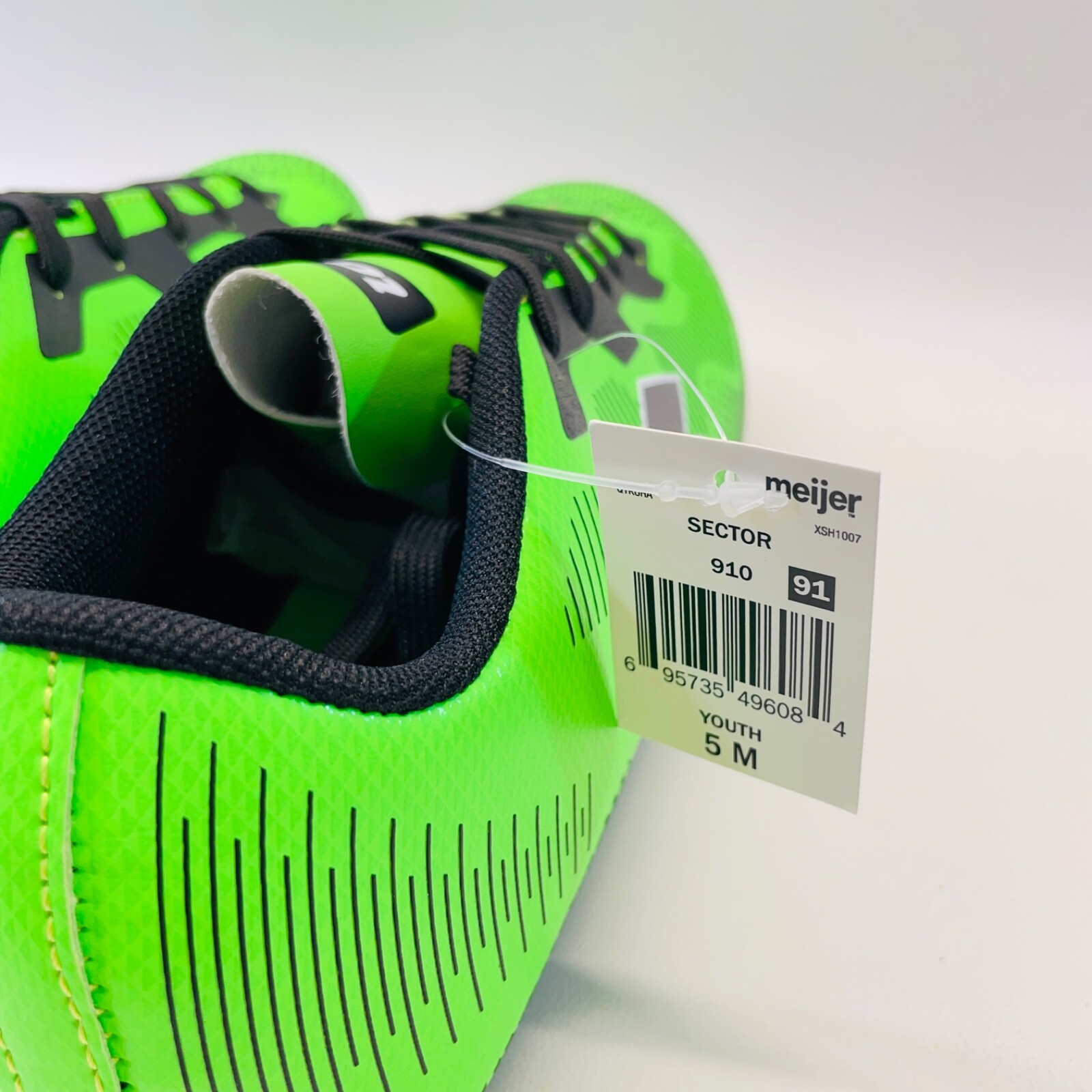 Scarpe da calcio Lotto Sport Youth verde lime taglia 5 nuove con etichette