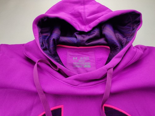 Under Armour Storm Cold-Gear Wmn's Large Magenta Long Sleeve Sweatshirt Hoodie - Bild 2 von 10