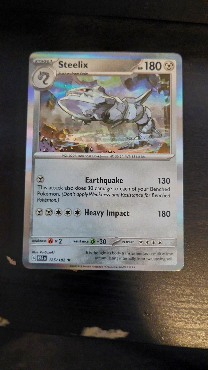 steelix pokemon card holographic Pokemon Sun & Moon Cosmic Eclipse - Steelix - 247/236