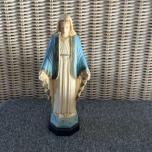 Vintage Virgin Mary Our Lady Of Grace Consolidated Molded Products Statue - Picture 1 of 8