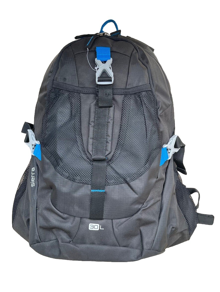 Outdoor Products 30l Backpack Black With Blue Trimming for sale
