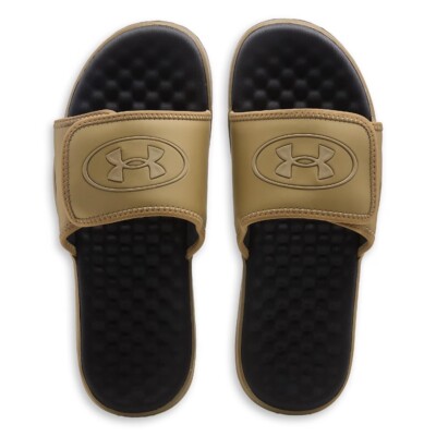 NWT UNDER ARMOUR Ignite Pro 8 Men's Adjustable Slides Comfort Sandal