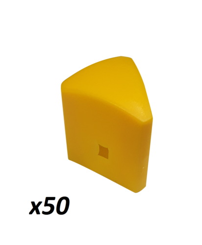 100 Pack Black Star Picket Caps Triangular Caps Fencing Y Post Steel Post Star - Picture 17 of 27
