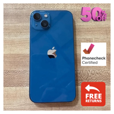 Apple - iPhone 13 128GB ブルー Apple iPhone 13 - 128GB 256GB 512GB - All Colors - Good