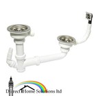 Rangemaster WKIT04 Sink Waste Kit Polished Chrome For 1.5 Bowl Kitchen Sinks