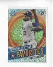2021 Bowman Chrome Mega Box ROY Favorites Cristian Javier Rookie Astros