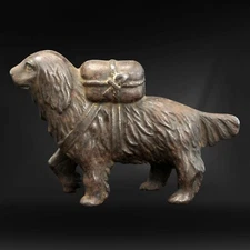 Cast Iron St. Bernard Bank A C Williams Circa 1910