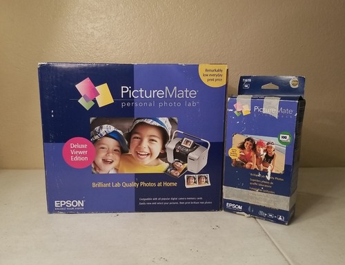 New Box Epson PictureMate Photo Lab Deluxe Viewer Edition w/ PictureMate Paper - 第 1/7 張圖片