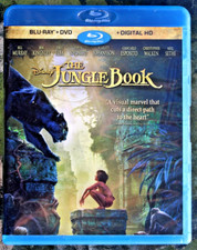 Disney: The Jungle Book (Blu-ray + DVD, 2016) Live Action CGI