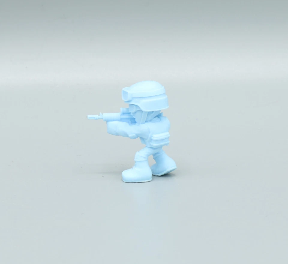 Boneco GI Joe GRUNT protótipo cópia impressa resina Micro Force Hasbro 2013 - Imagem 2 de 4