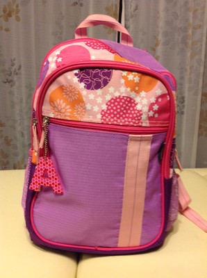 embark Girls Book bag Pink Lavender Purple Backpack School Tote Satchel 