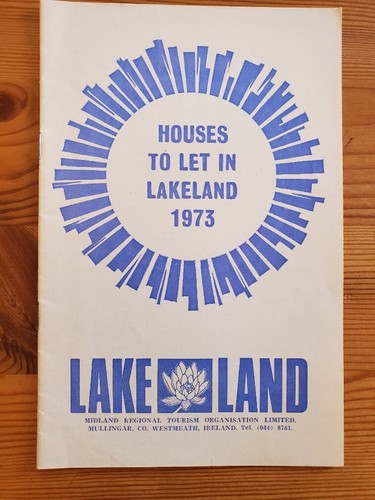 Co. Westmeath IRELAND Houses to Let in LAKELAND Midlands Brochure 1973 - Picture 2 of 2