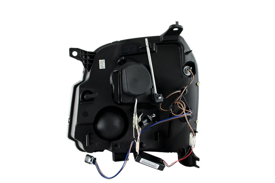 Conjunto de faros Anzo USA 111147 GMC Yukon proyector halo cromo ámbar transparente... Foto 3 de 4