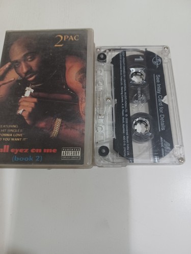 2Pac Tupac all eyez on me Book 2 rap hip hop Cassette tape INDIA clamshell 1996 - Picture 4 of 4
