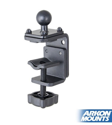 25mm/1" Ball Table Desk Counter Top C-Clamp Base Adjustable Mount /3.25" Opening - Picture 2 of 5