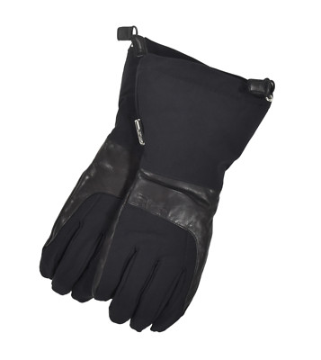 Vintage Men's Polo Ralph Lauren RLX Gore-Tex Leather Gauntlet Ski Gloves S New
