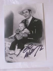 Singer HANK WILLIAMS JR Signed 4x6 BABY Photo COUNTRY MUSIC AUTOGRAPH 1C