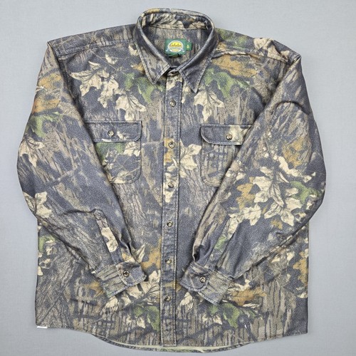 Vintage Cabelas Shirt XL Mossy Oak Camo Long Sleeve - Picture 2 of 6