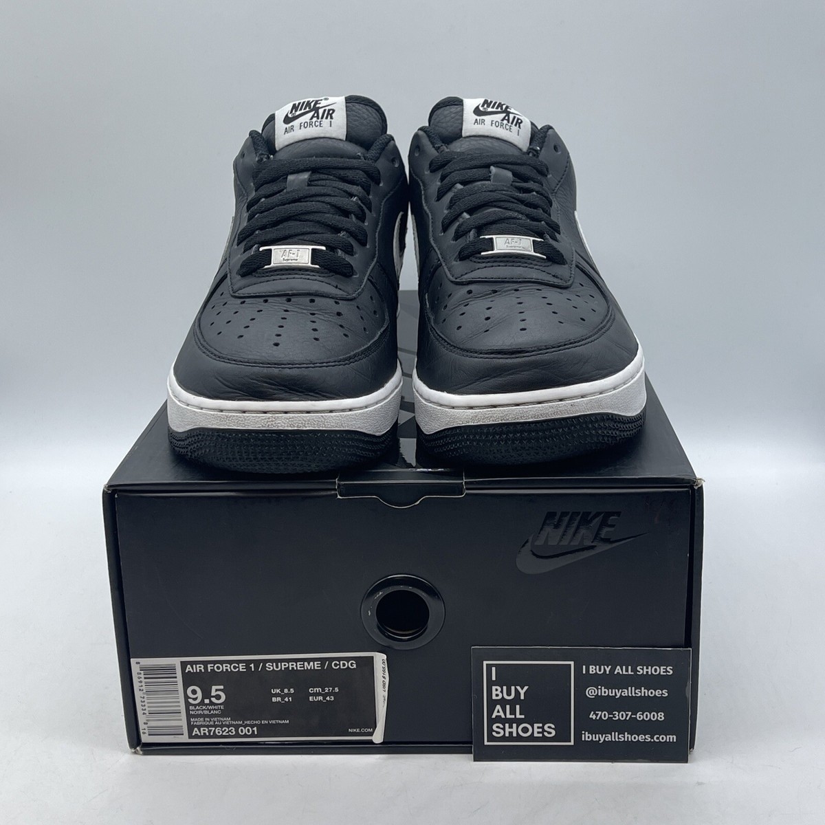 【Supreme × Nike × Comme des Garcons Shirt】エアフォース1 Supreme x Comme des Garcons Shirt x Nike AF1 Official Info
