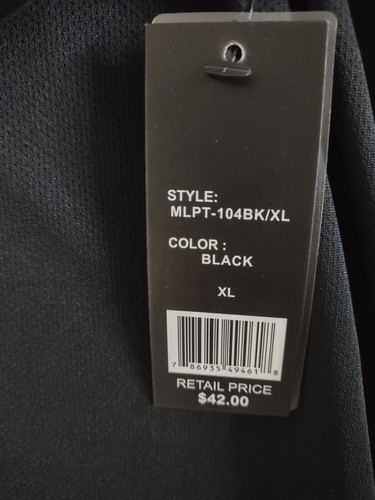 Neu mit Etikett Galaxy by Harvic schwarzes feuchtigkeitsableitendes langärmliges Herrenhemd Größe XL ~ $ 42 - Bild 2 von 12