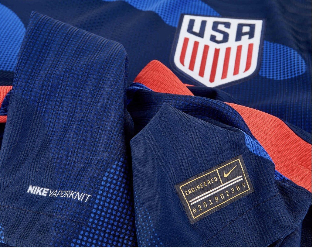 Nike 2020 USMNT USA Vaporknit Match Away Soccer Jersey Mens Size