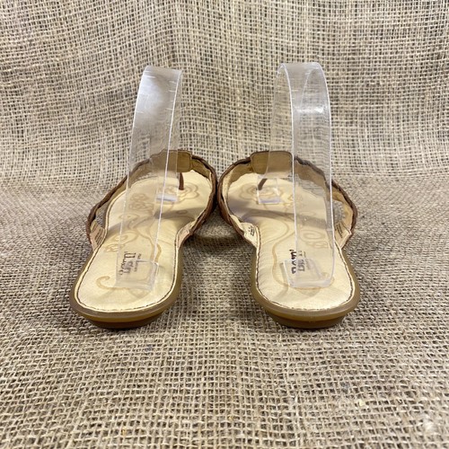 Born Sandals Thong Slip On Brown Flip Flop Women's Size 10 - Picture 8 of 11