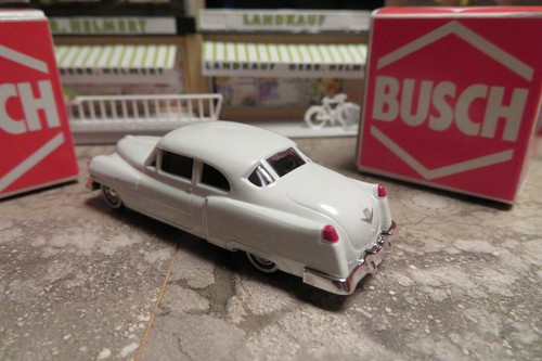 Busch 1:87 H0 43416 Cadillac 50 Limousine de Luxe weiß Chrom   NEU OVP - Bild 4 von 6