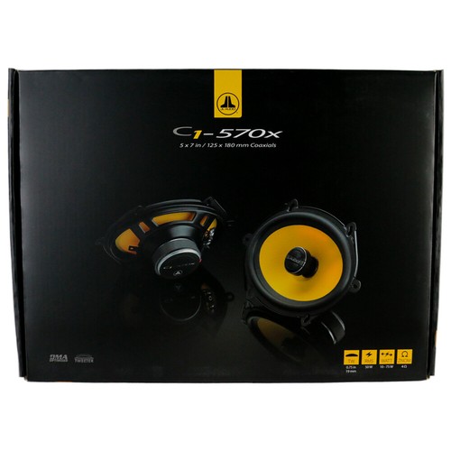 JL Audio C1-570x C1-Series 5" x 7" 2-Way Car Audio Coaxial Speakers 5x7 Coax - Picture 5 of 5