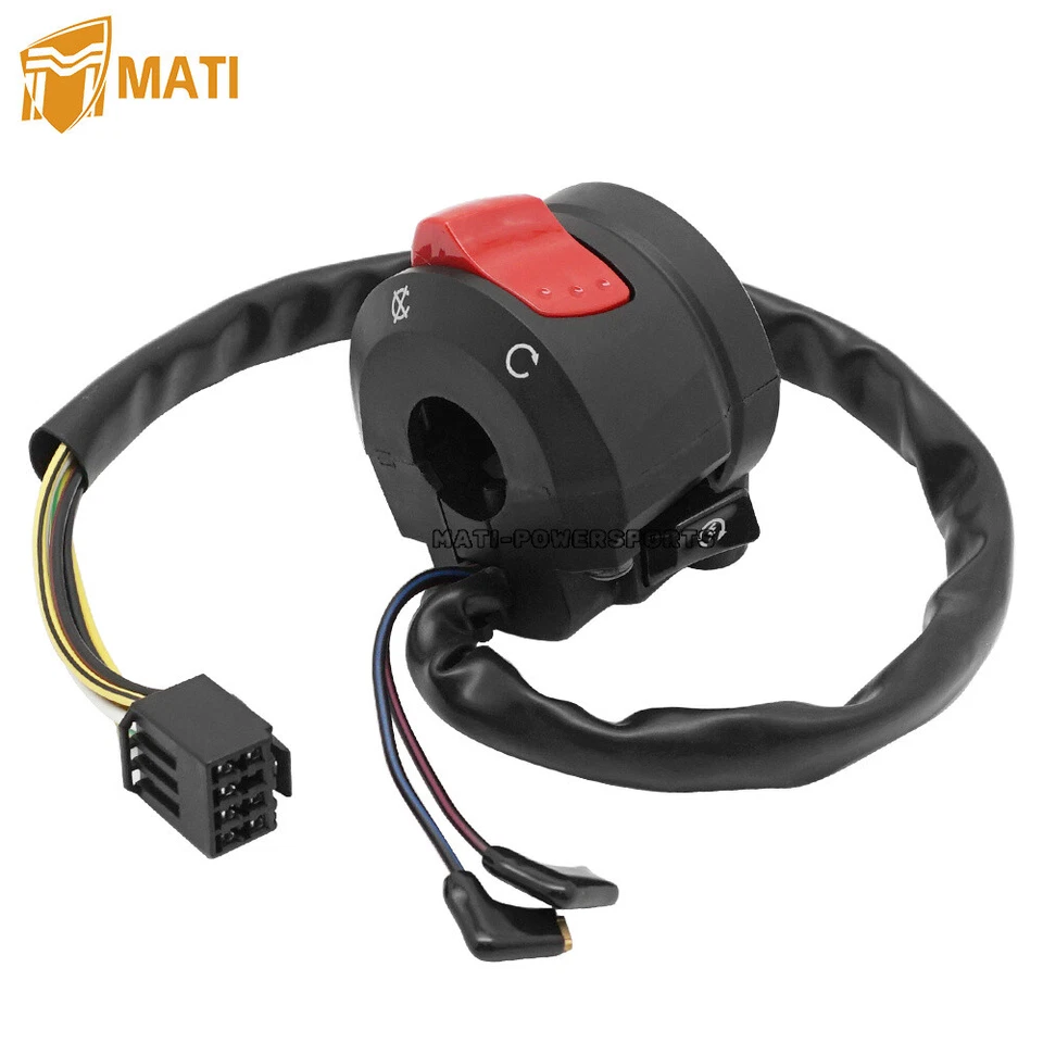 Handlebar Start Kill Stop Switch Headlight for Suzuki GSXR600 GSXR750 2006-2007 - Image 3 of 4