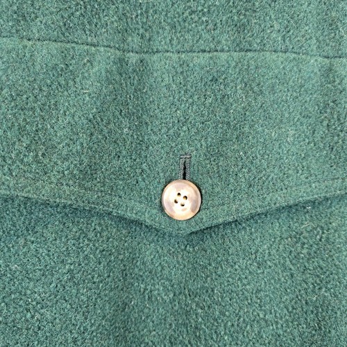 Giacca lana vintage Lakeland uomo 40 cacciatore smeraldo cappotto foderato pesante anni 50 60 - Foto 9 di 14