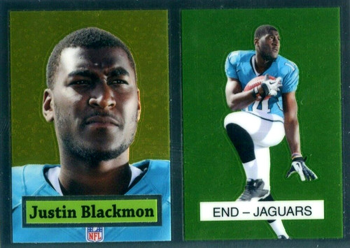 Justin Blackmon #10 2012 Topps Chrome 1957 Inserts card