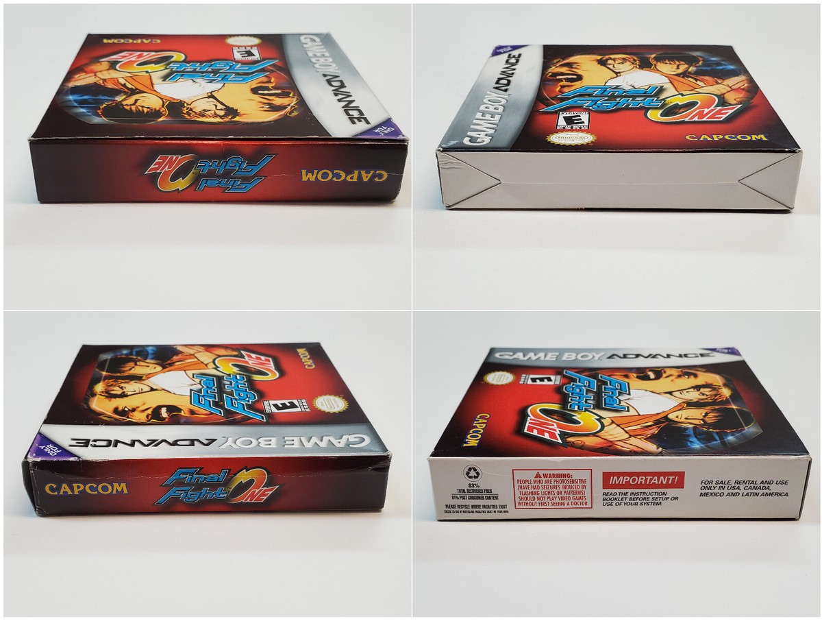 Final Fight One Authentic GBA Game Boy Advance Box & Manual Final Fight One Authentic GBA Game Boy Advance Box & Manual