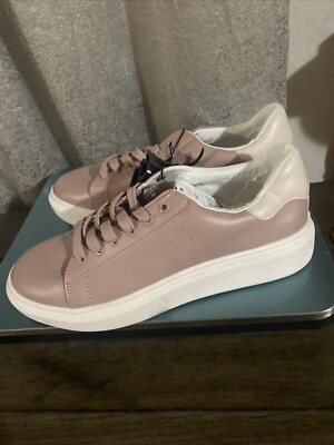 Women's Platform Fashion Sneakers Memory Foam Size 10 Color Pink NWT