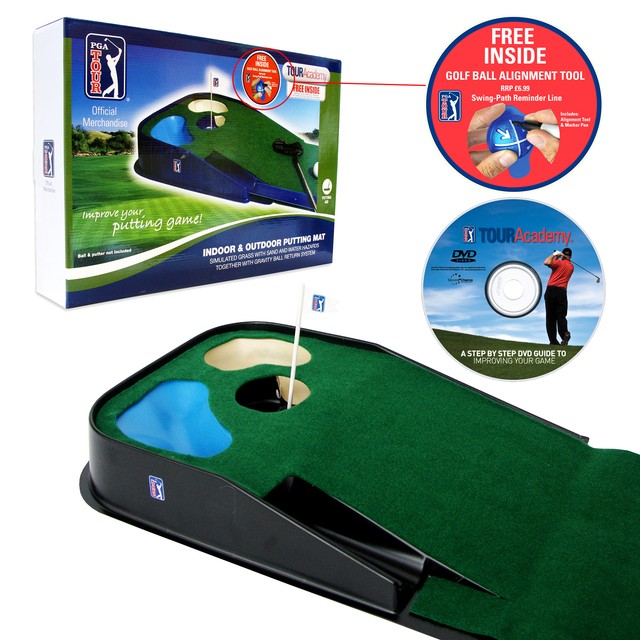Pga Tour Indoor Outdoor Putting Mat 50 Golf Training Aid Gift