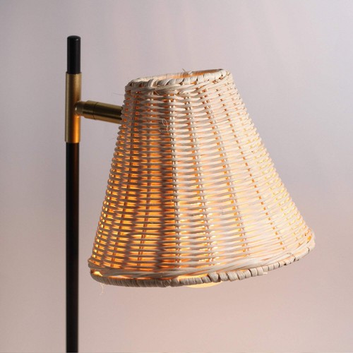 Yvette Rattan Table Lamp - Picture 6 of 7