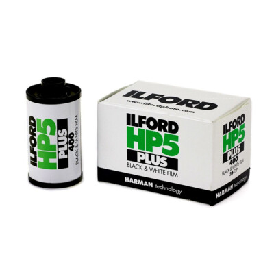 Ilford HP5 Plus 135/36 – Film Noir & Blanc 400 ISO, Pack 50 Poses, Qualité Pro