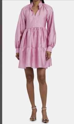 stine goya jasmine dress pink Stine Goya Jasmine Mini Shift Dress in Pink