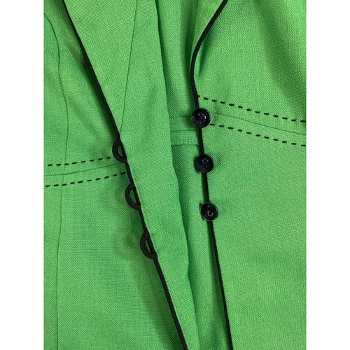 DORBY Blazer Women's 12 Includes Shoulder Pads Green 100% Polyester St. Patrick' - Picture 5 of 6