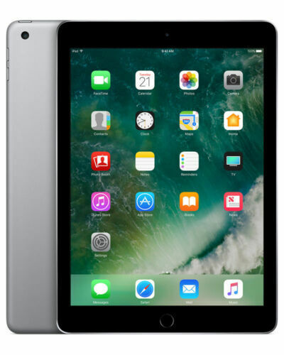 Apple iPad 6th Gen. 128GB Wi-Fi, 9.7in - Space Gray Supports apple pencil