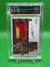 2022-23 Panini One and One AJ Griffin RC Jersey Auto /99 AC 9.5/10