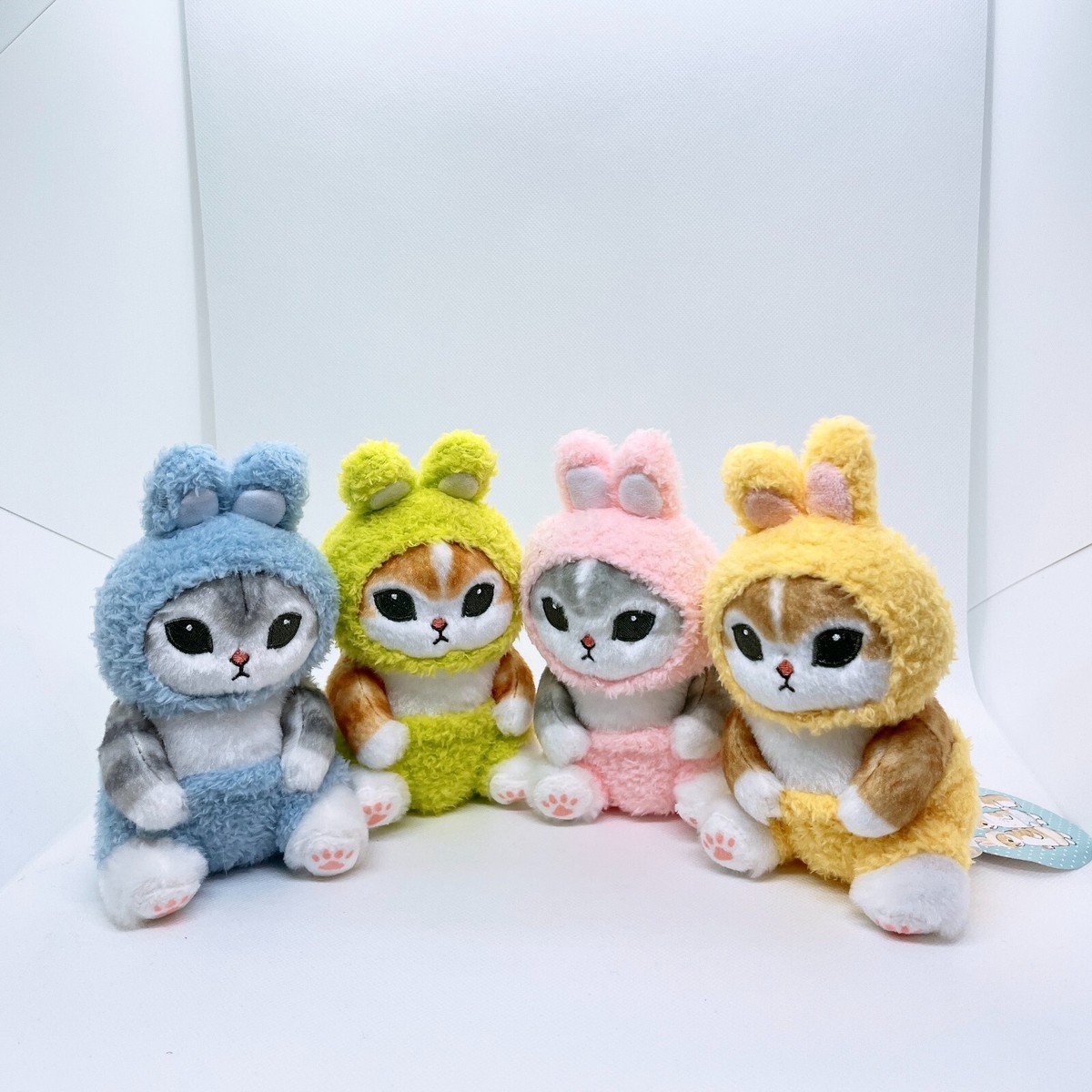 Set of 4 Mofusand Rabbit Cat Usagi Nyan Plush Stuffed Toy 2022