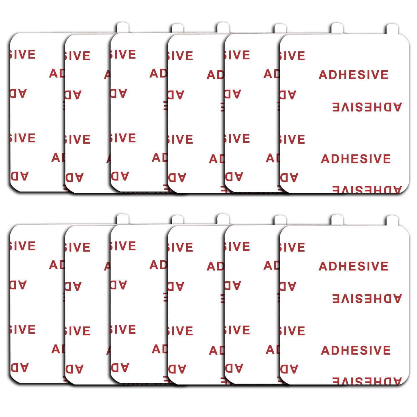12 Pack High Bond Sticky Pads 1.96