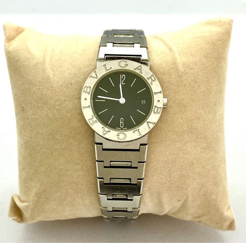 Bvlgari Bvlgari schwarze Damenuhr - BB26SS
