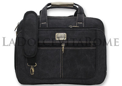 BAIGIO Ventiquattrore In Vera Pelle Per Uomo - Borsa Laptop Vintage Con Tracolla, Colore Caff&egrave;