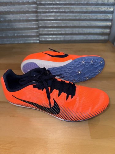 Nike Zoom Rival M9 Bright Mango da uomo taglia 8 con punte, attrezzi e borsa con coulisse - Foto 6 di 10