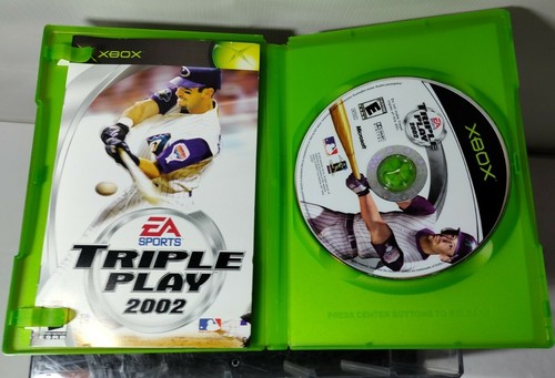 Triple Play 2002 (Microsoft Xbox, 2002) with Manual - Picture 2 of 7