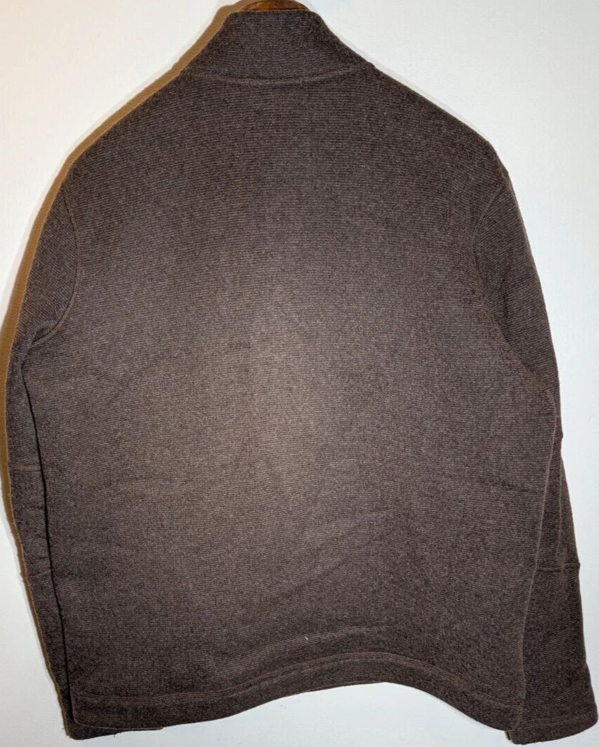 smartwool bourbon heather hudson trail fleece half zip sweater