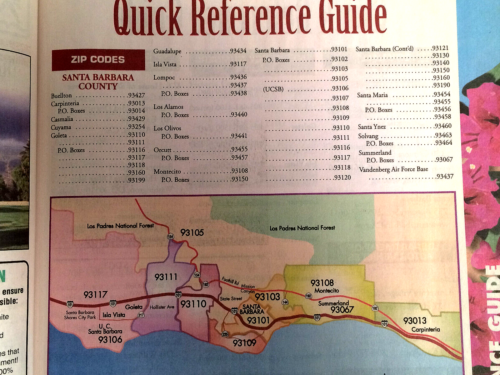 SANTA BARBARA YEAR '2016 WHITE & YELLOW PAGES COMMUNITY TELEPHONE DIRECTORY BOOK - Picture 3 of 20